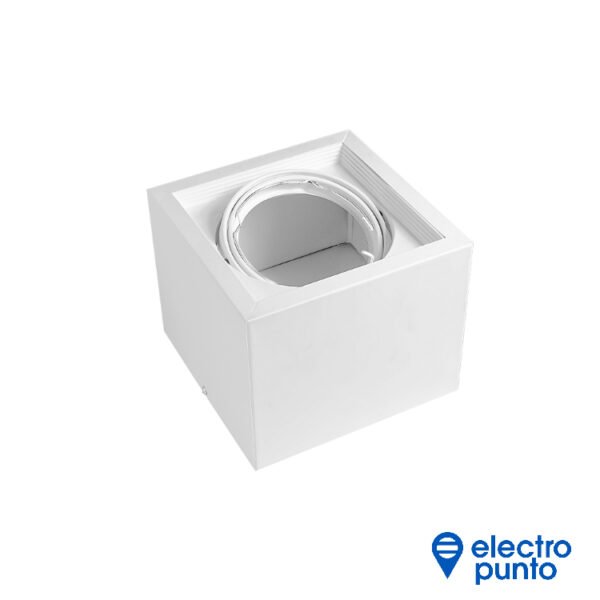 ARTF. CARDANICO PLAF. METAL APLICAR P/AR111 X1 BLANCO ? MACROLED