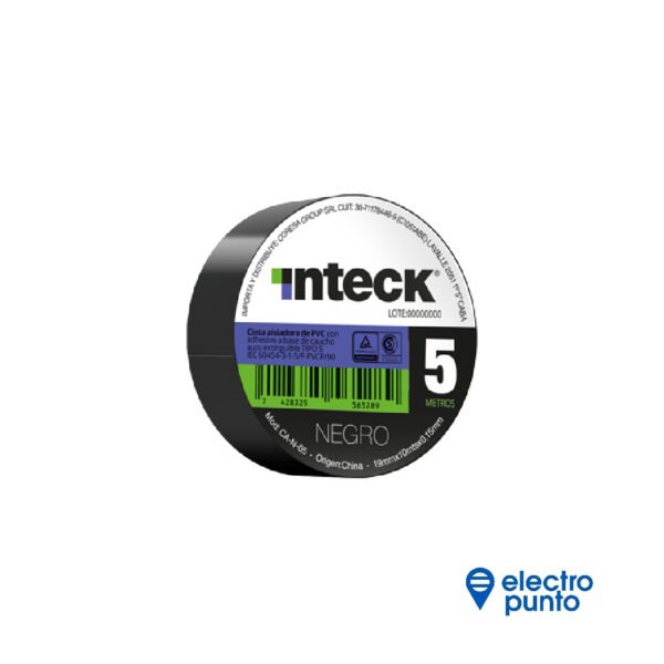 CINTA AISLADORA PVC 5MTS - INTECK