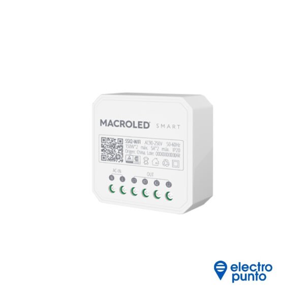 INTERRUPTOR SMART SWITCH AC90-250V 5Ax CANAL - MACROLED