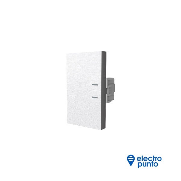 MOD. TECLON INTERRUPTOR PUNTO 10A PLATINUM - JELUZ