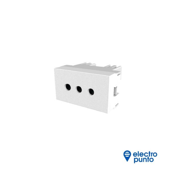 MOD. TOMACORRIENTE 2P+T 10A EXPORT PLATINUM - JELUZ