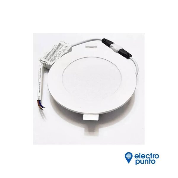 PANEL LED REDONDO PARA EMBUTIR 6W - KING