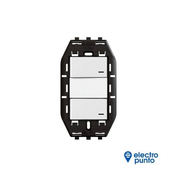 PLATINUM ARMADO SIN TAPA 2 INTERRUPTORES - JELUZ