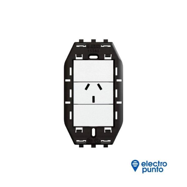 PLATINUM ARMADO SIN TAPA 1 TOMACORRIENTE - JELUZ