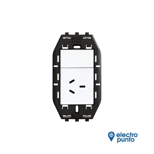 VERONA ARMADO SIN TAPA 1 TOMACORRIENTE 20A - JELUZ
