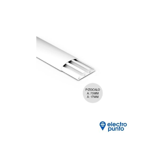 PISO CANAL 75×17 C/ADHESIVO | SISTELECTRIC