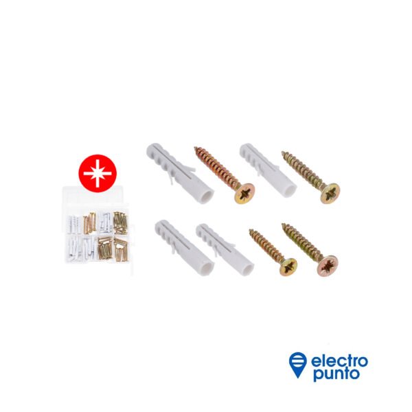 SET TORNILLOS POZIDRIVE + TARUGOS | JADEVER