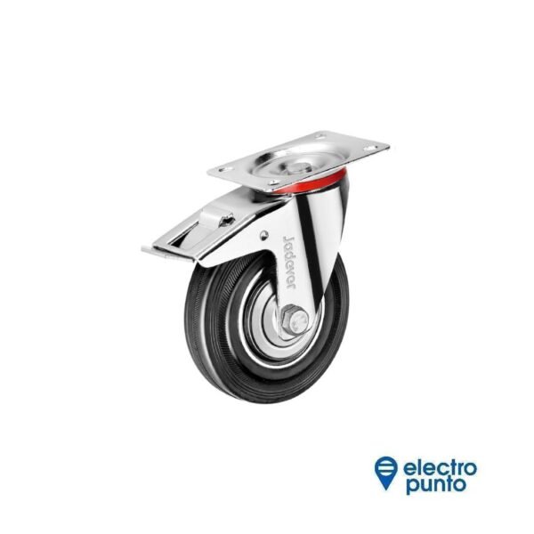 RUEDA GIRATORIA CON FRENO Ø200 | JADEVER
