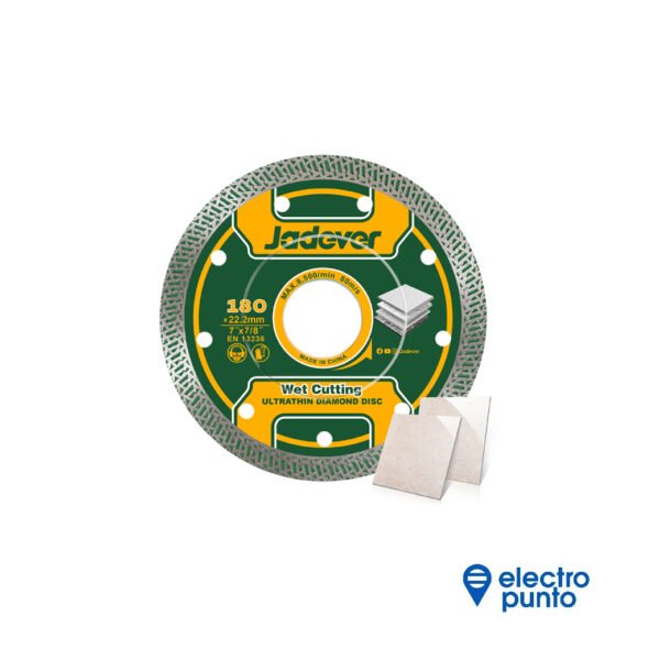 DISCO DIAMANTADO ULTRAFINO 180mm | JADEVER