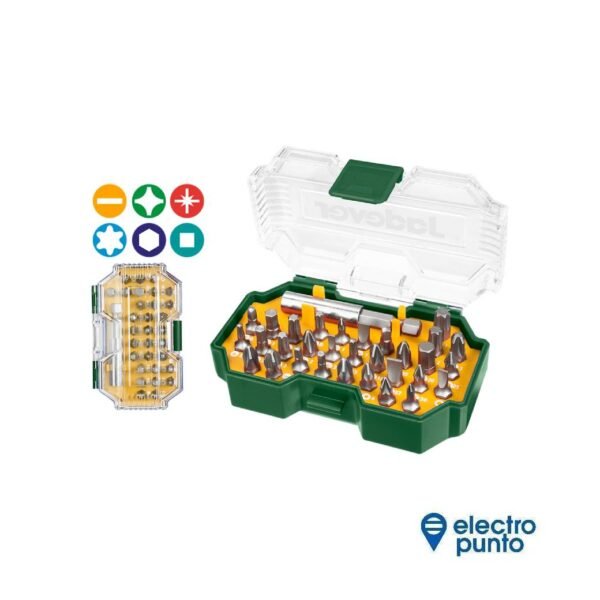 31 PUNTAS DE DESTORNILLADOR 25mm | JADEVER