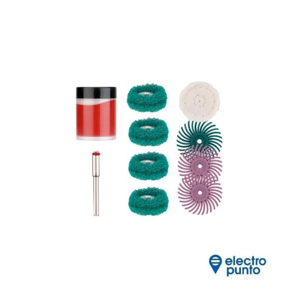 SET PARA LIJADO Y PULIDO 10 PIEZAS | JADEVER