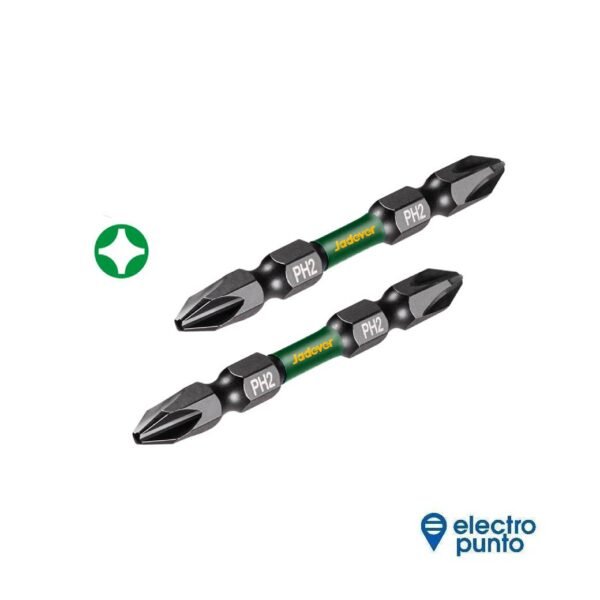 PUNTAS DE DESTORNILLADOR DE DOBLE IMPACTO PHILLIPS 65mm | JADEVER